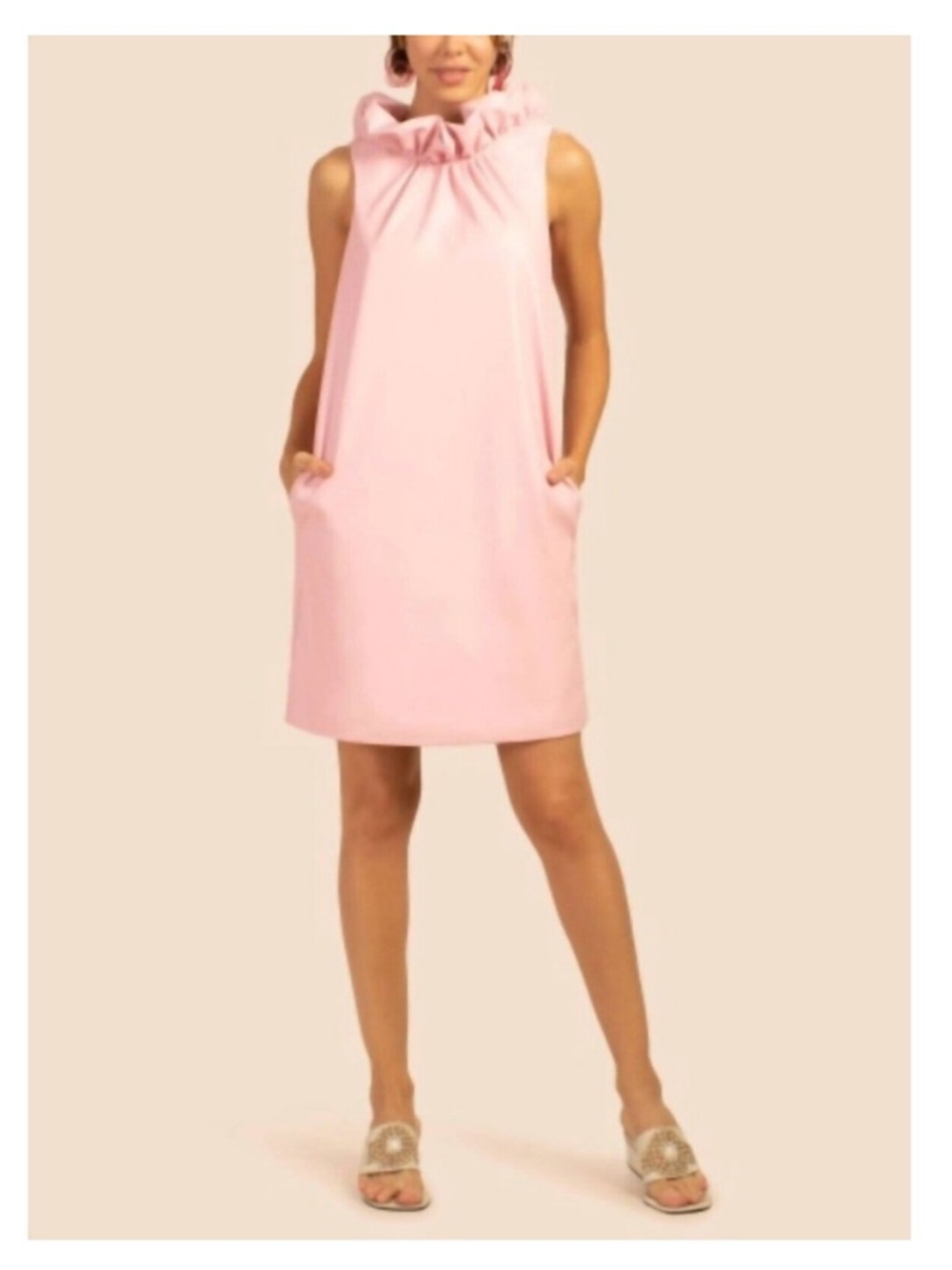 NEW TRINA‎ TURK Twin Falls Shift Dress in Desert Rose